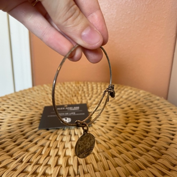 Alex & Ani Path of Life Expandable Silver Bangle - Picture 5 of 5